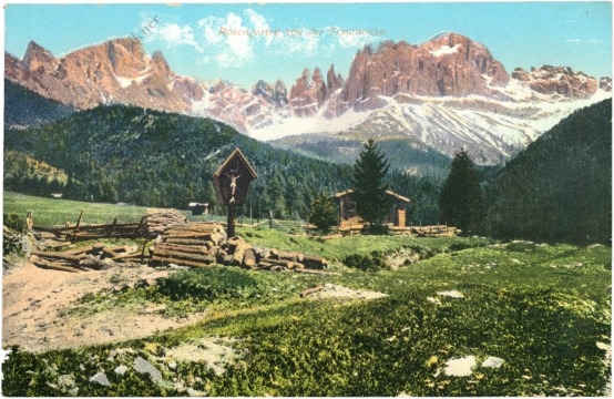 rosengarten, von der traunwiese