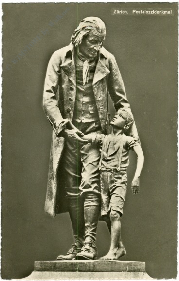 zürich, pestalozzidenkmal
