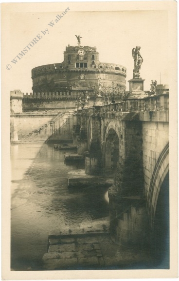 rom, castel s. angelo e ponte omonimo