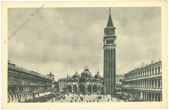 venedig, markusplatz mit markuskirche