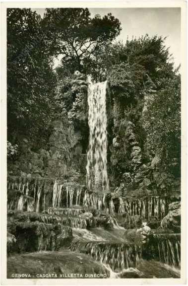 genova, cascata villetta dinegro genova, cascata villetta dinegro