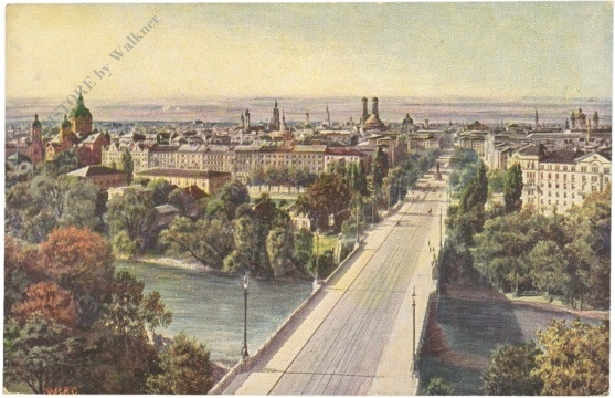 münchen, blick vom maximilianeum