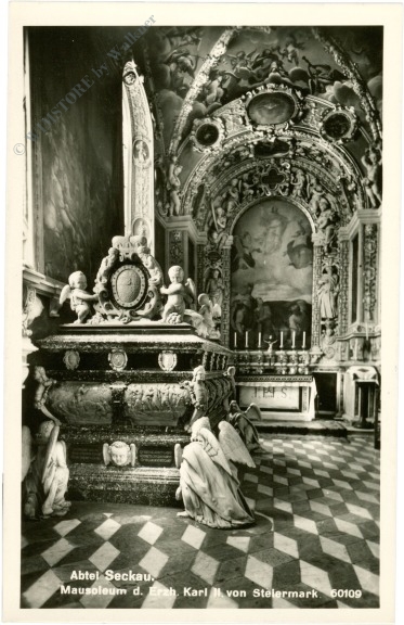 seckau, abtei, mausoleum d. erzh. karl ii. von steiermark