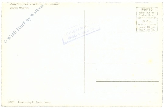 jungfraujoch, blick von der sphinx gegen westen