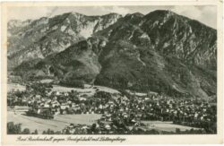 bad reichenhall, gegen predigtstuhl mit lattengebirge