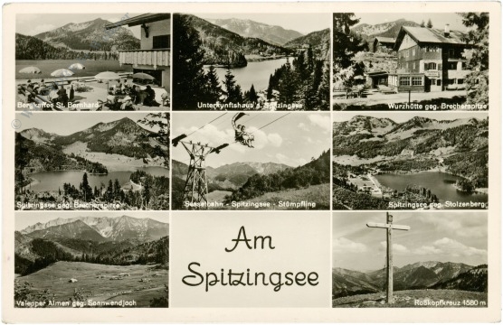spitzingsee, multiansicht