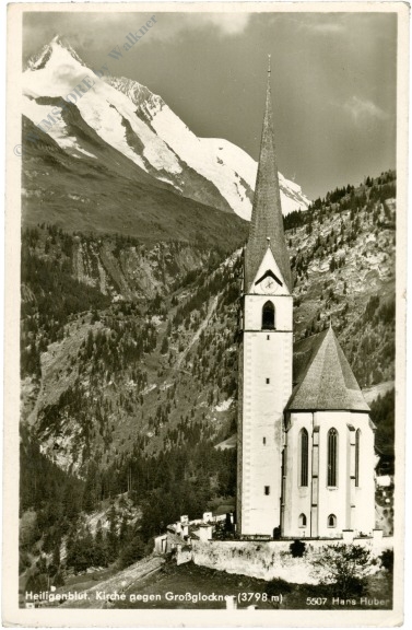 heiligenblut, kirche gegen großglockner