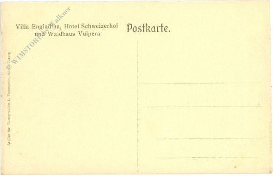 scuol (schuls), villa engiadina, hotel schweizerhof und waldhaus vulpera