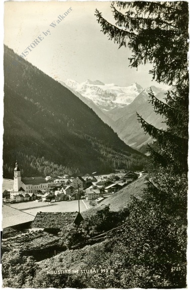 neustift im stubai, ortsansicht neustift im stubai, ortsansicht