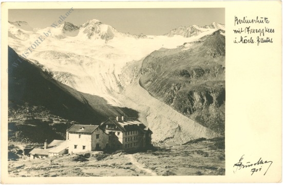 mayrhofen, berlinerhütte mit waxeggkees