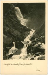 st. jakob im defereggental, wasserfall in mariahilf