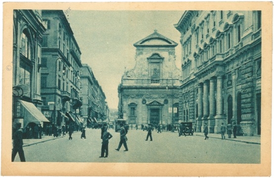 rom, largo chigi e via tritone