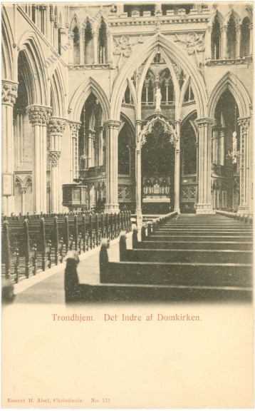 trondhjem, inneres der domkirche trondhjem, inneres der domkirche