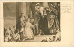 veronese, paolo: christus vor dem hause des jairus