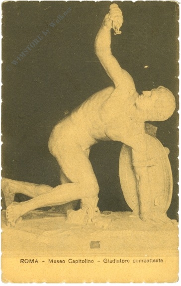 rom, museo capitolino, gladiatore combattante
