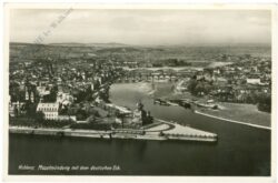 koblenz, maselmündung mit dem deutschen eck