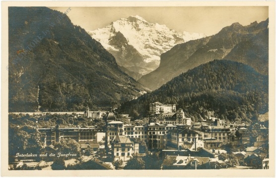interlaken, und die jungfrau interlaken, und die jungfrau