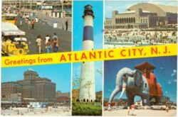 new jersey, atlantic city, multiansicht