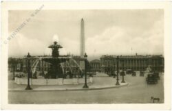 paris, place de la concorde