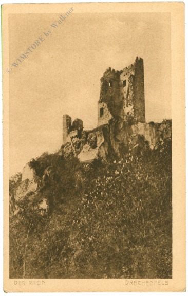 königswinter, drachenfels, der rhein