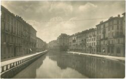 mailand, s. marco, il naviglio
