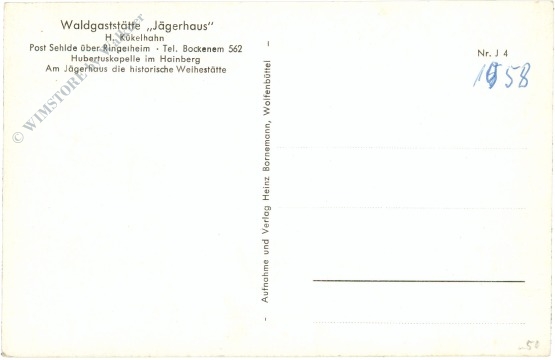 sehlde, waldgaststätte jägerhaus