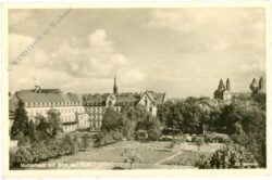 speyer am rhein, mutterhaus mit blick auf dom