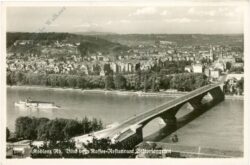 koblenz, blick vom kaffee restaurant vittoriagarten