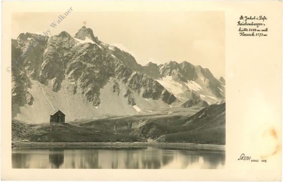 st. jakob im defereggental, reichenbergerhütte mit keeseck