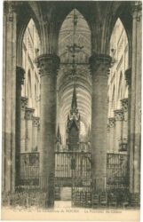 rouen, kathedrale, innenansicht