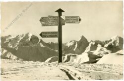 parsenn weissfluhjoch, blick gegen pis d'aela, tinzenhorn und piz michel