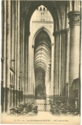 rouen, kathedrale, innenansicht
