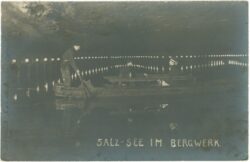 berchtesgaden, salz see im bergwerk