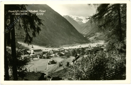 neustift, mit gletscher neustift, mit gletscher