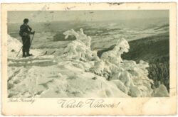 weihnachten, verschneite berge