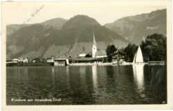 walchsee, mit strandbad