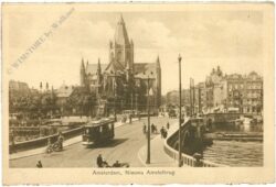 amsterdam, blaubrücke