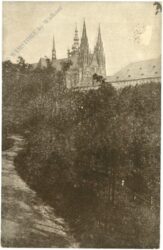 prag, die domkirche vom oberen hirschgraben