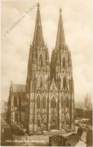 köln, dom, westseite