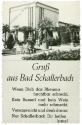 bad schallerbach, vers