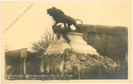 saint privat la montagne, denkmal des 3. garde regiments saint privat la montagne, denkmal des 3. garde regiments