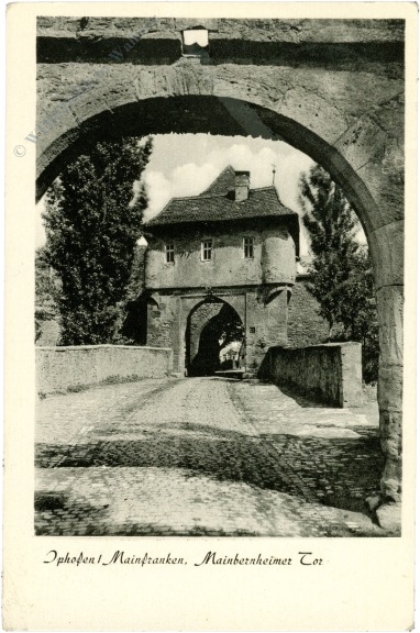 iphofen, mainbernheimer tor