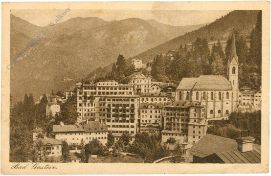 bad gastein, ortsansicht