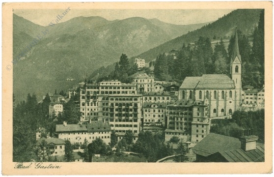 bad gastein, ortsansicht bad gastein, ortsansicht