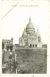 paris, la basilique de montmartre