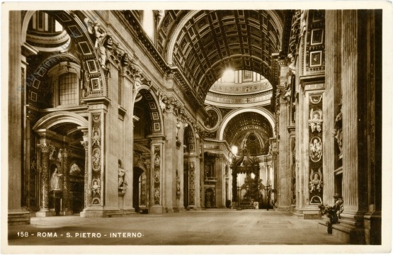 rom, s. pietro, interno