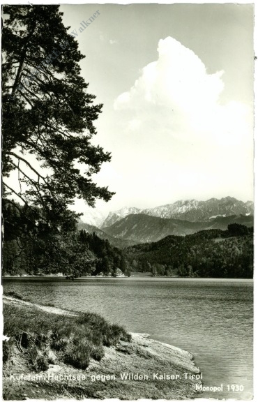 kufstein, hechtsee gegen wilden kaiser