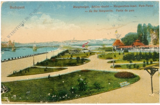 budapest, margarethen insel, park partie