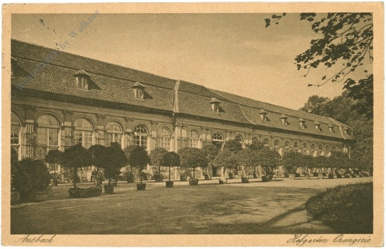 ansbach, hofgarten, orangerie