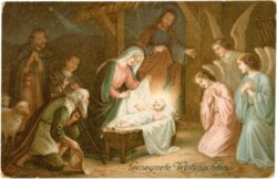 weihnachten, krippenszene